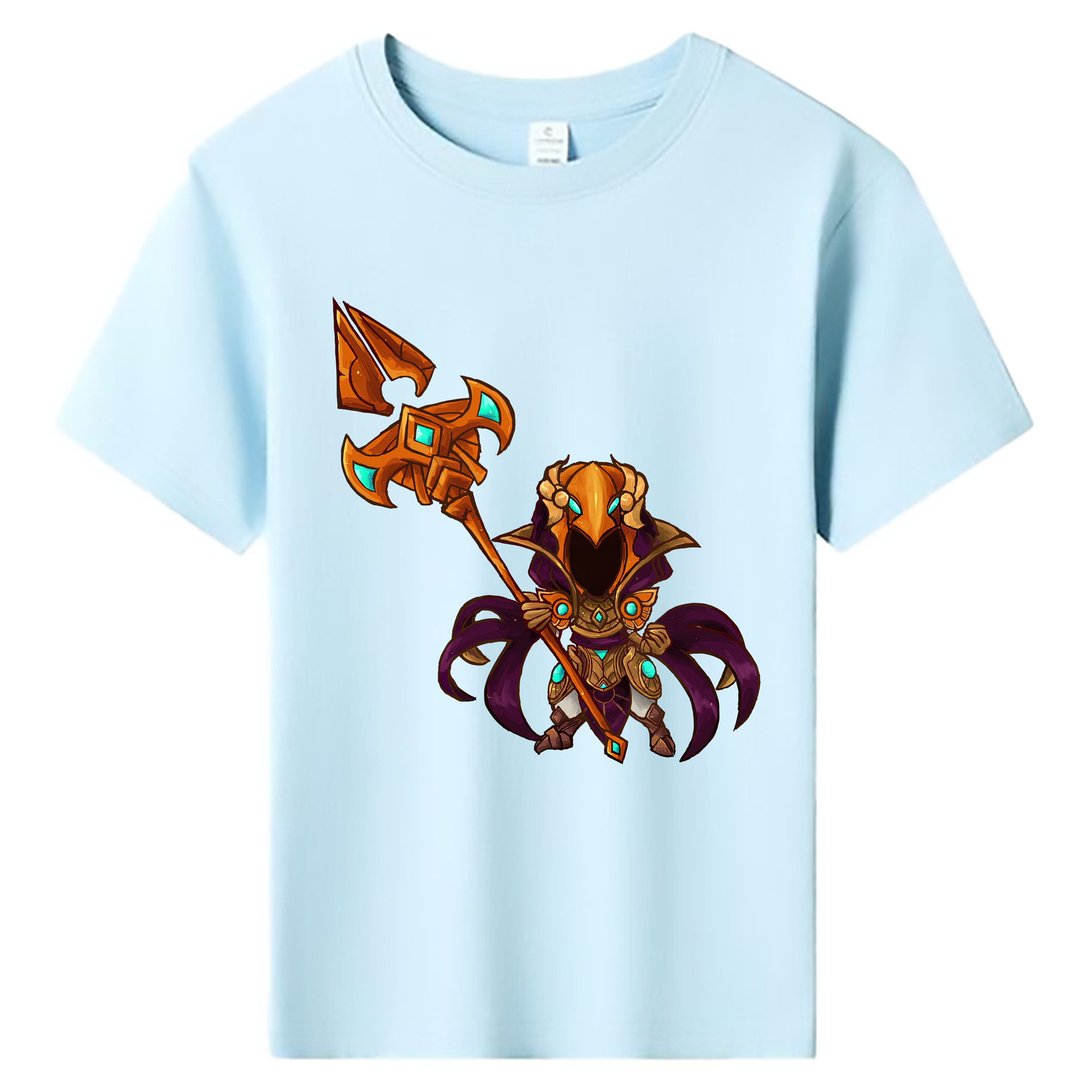 （画像用） リーグ・オブ・レジェンド League of Legends LOL 綿100％キッズTシャツ（フロントプリント）